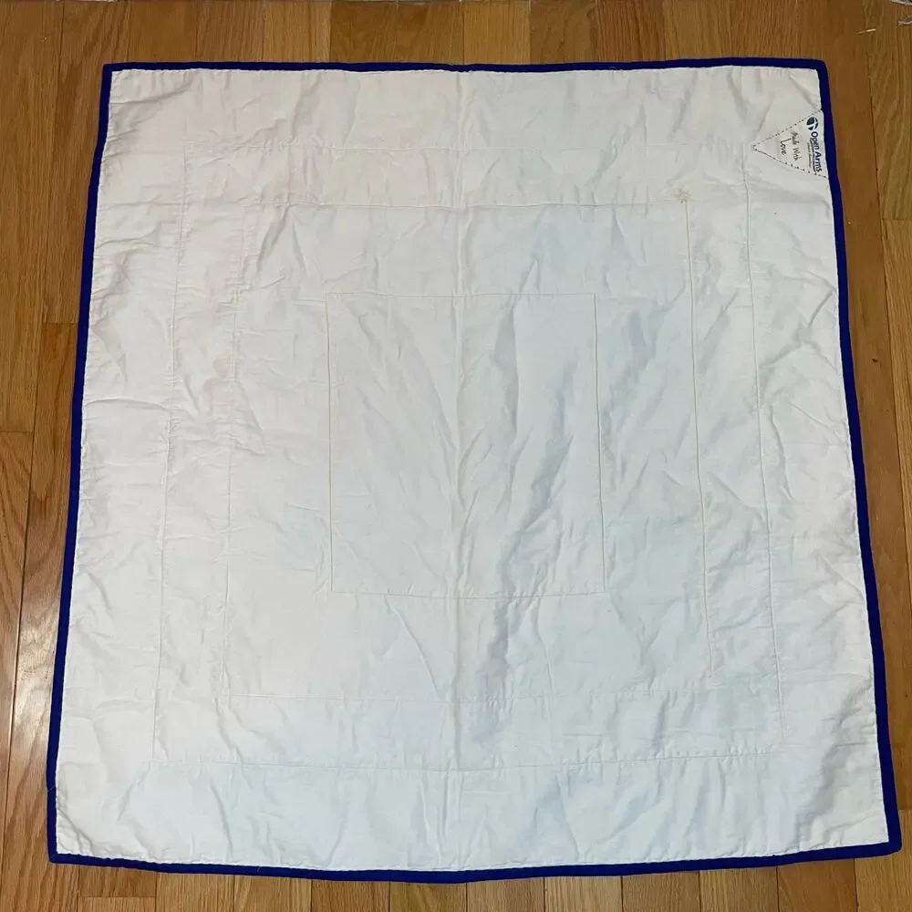 Multicolor Baby Bear Blanket Square Patchwork Quilt Bordered